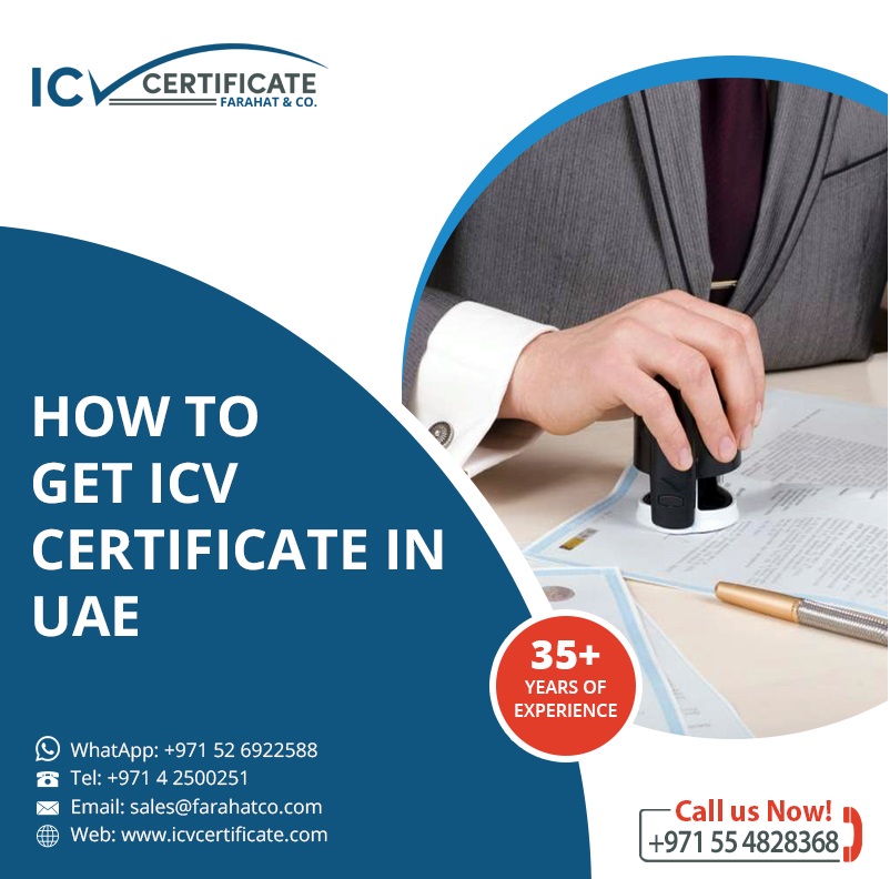 How to get ICV Certificate in UAE